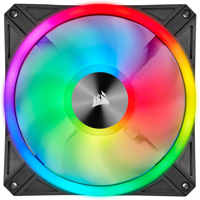 Corsair iCUE QL140 RGB Carcasa del ordenador Ventilador 14 cm Negro, Gris image number 1