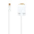Cable Conversor NanoCable Mini DisplayPort/M para VGA/M 2 M Blanco image number null