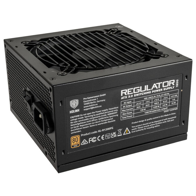 Fuente Kolink KL-R1200FG PSU. Gen5. Gold image number 0