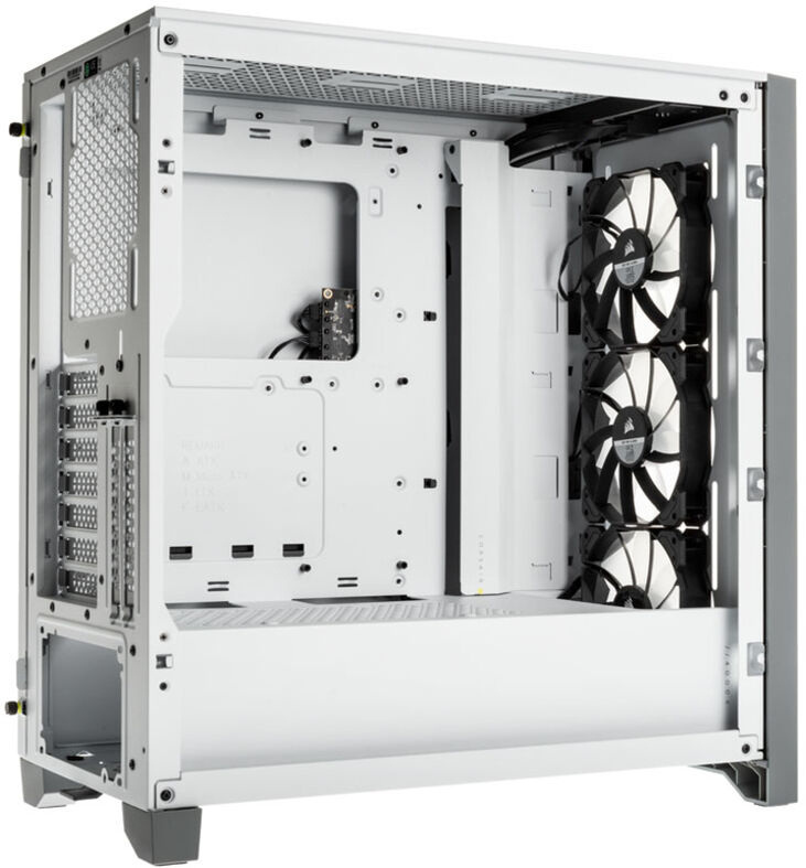 Torre E-ATX Corsair iCUE 4000X RGB Blanco Cristal Templado image number 6