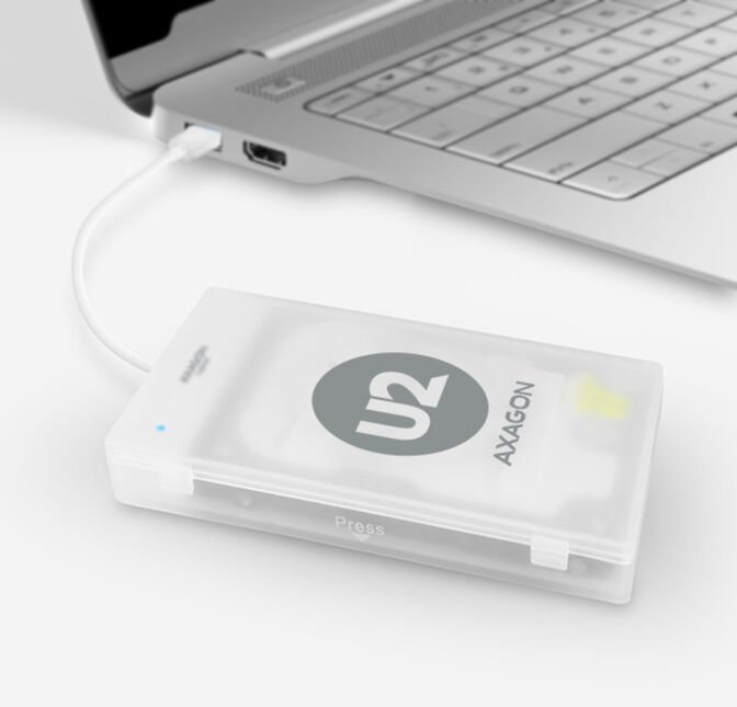 Adaptador AXAGON ADSA-1S SLIMPort, USB 2.0, 2,5" SSD/HDD, SATA - Caja Inclu&iacute;da image number 7