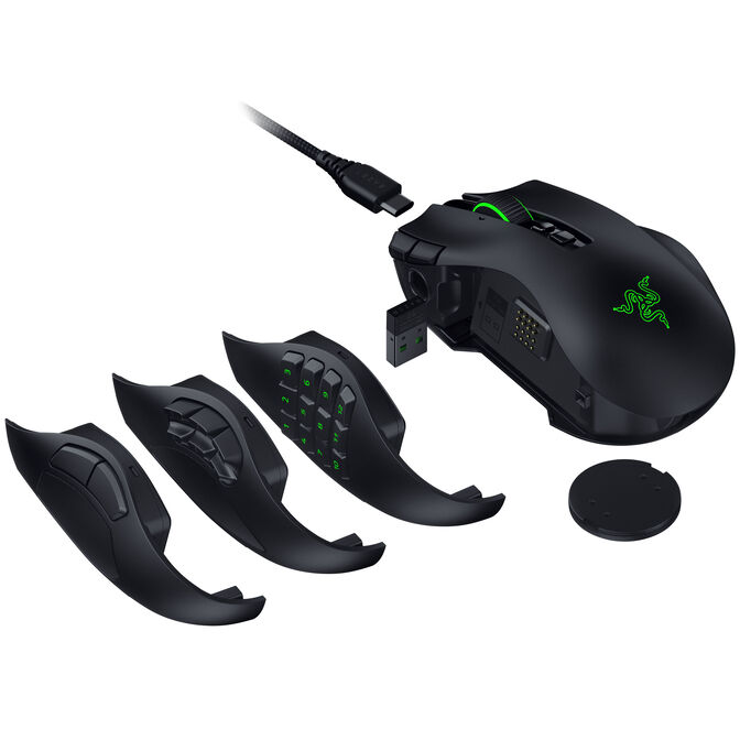 Rat&oacute;n Razer Naga V3 Pro 50000DPI Wireless/Bluetooth Negro image number 1