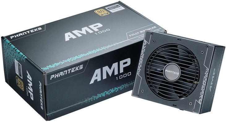 Fuente Modular Phanteks AMP V2 PCIe 5.0 1000W 80+ Gold Negra image number 7