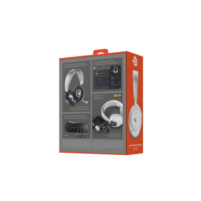 Headset SteelSeries Arctis Nova Pro OMNI Wireless/Bluetooth Branco image number 11