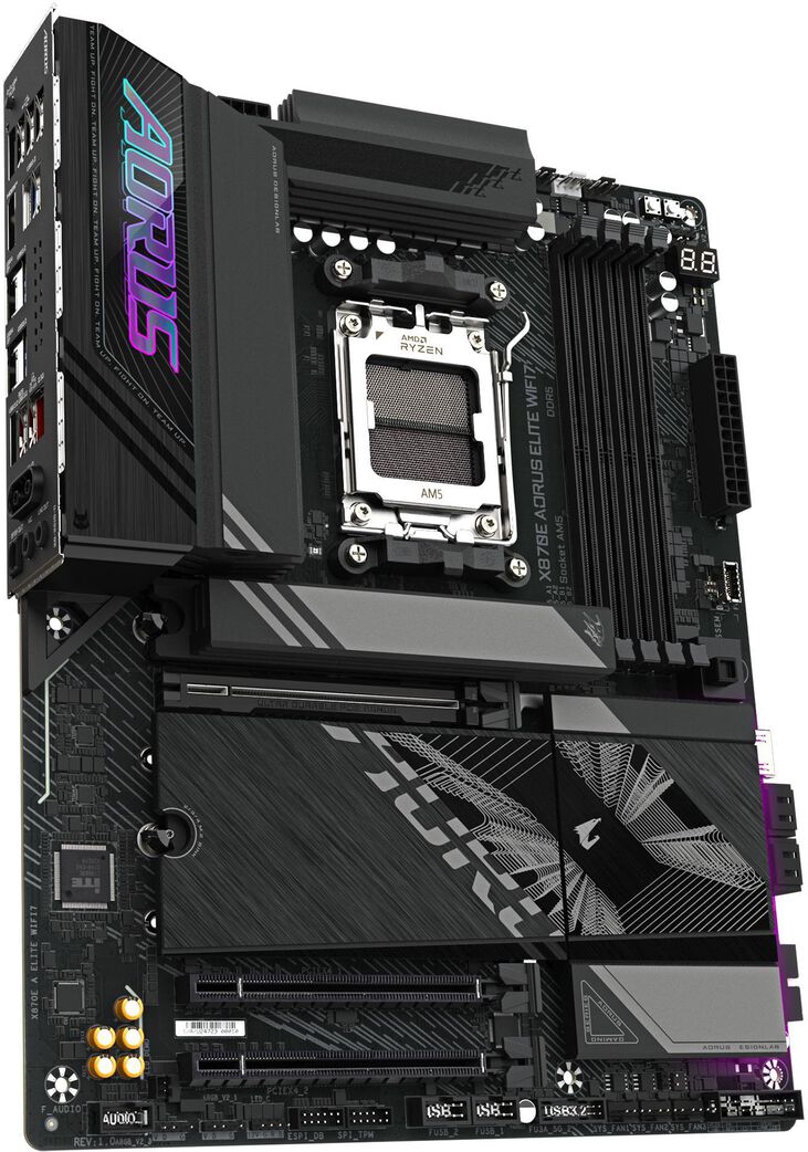 Placa Base Gigabyte X870E Aorus Elite WiFi7 image number 2