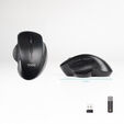 Rat&oacute;n Tooq TQMWG-1105-B Wireless Ergon&oacute;mico 1600DPI Negro image number null