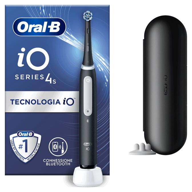 Cepillo de Dientes El&eacute;ctrico Oral-B iO Series 4 Magnetic Negro image number 0