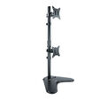 Soporte de Mesa Gaming Tabletop Tooq Doble (Vertical) Tilt e Altura Ajustable 17" a 32" Max. 9kg Negro image number null