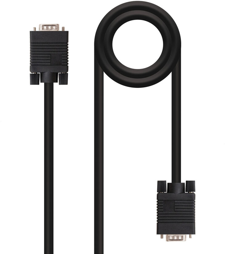 Cable SVGA NanoCable VGA M/M 1.8 M Negro image number 0