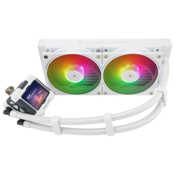 Kit Refrigeración Líquida Thermalright Frozen Warframe ARGB Blanco - 240mm image number 2