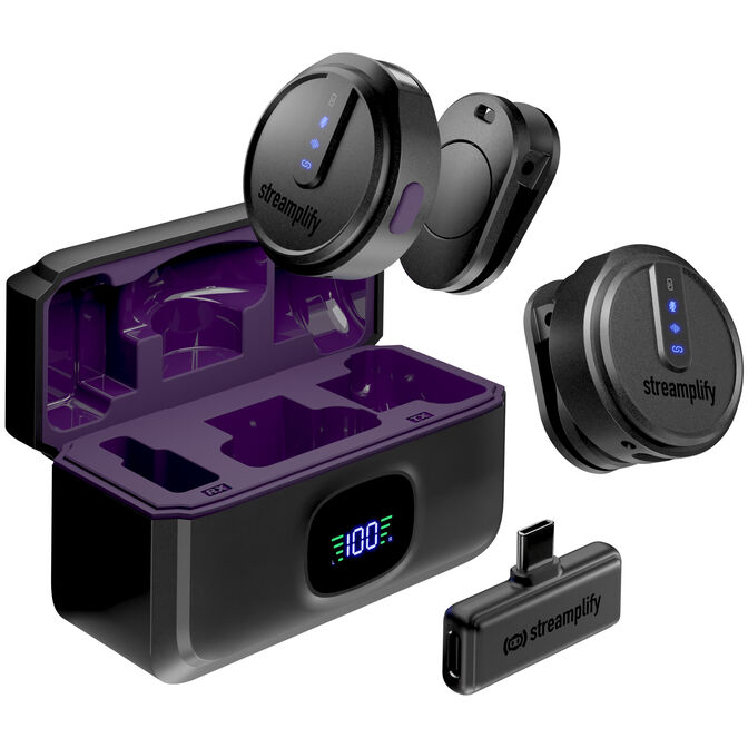 Micr&oacute;fono Streamplify MIC GO - Negro image number 0