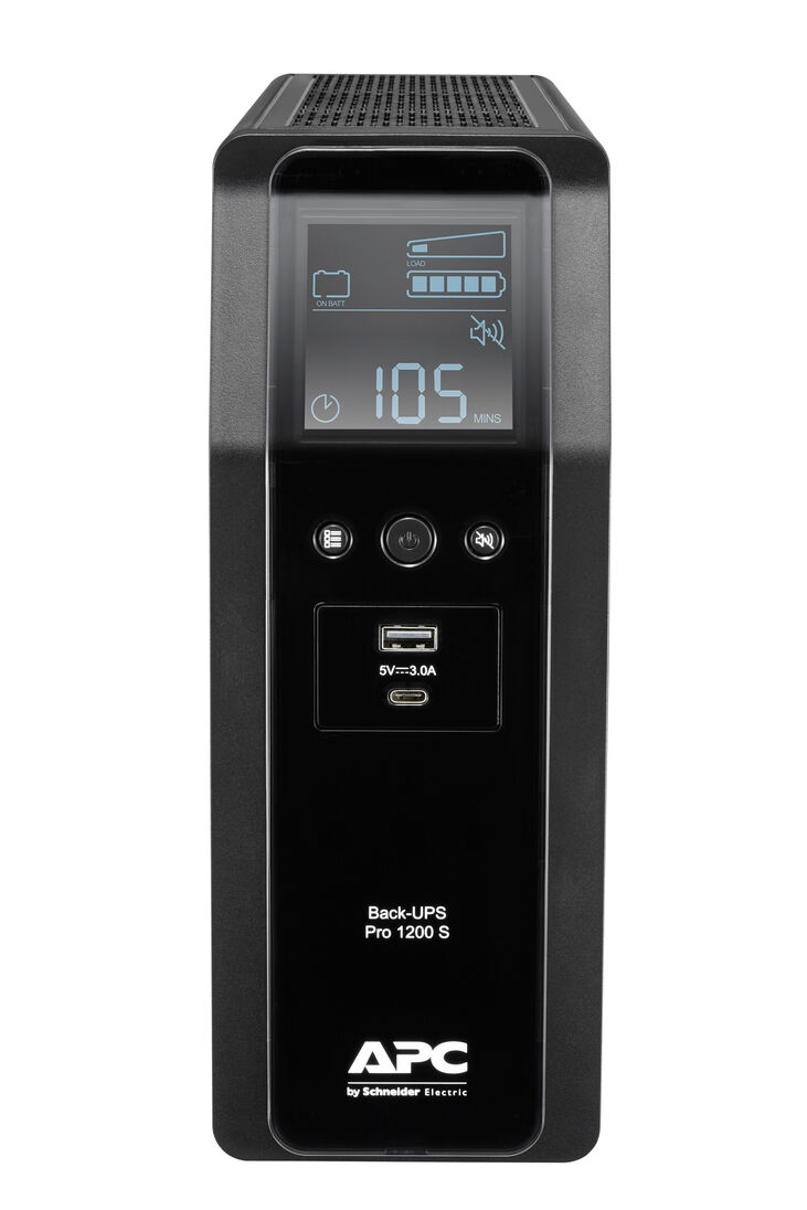 UPS APC Back-UPS Pro BR 1200VA Sinewave 8 Tomas AVR LCD image number 0