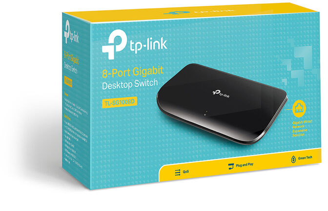 Switch TP-Link TL-SG1008D 8 Portas Gigabit Pl&aacute;stico image number 4