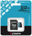 Tarjeta de Memoria Kingston Canvas Go! Plus Gen4 200MB/s MicroSDXC UHS-I U3 V30 A2 512GB image number null