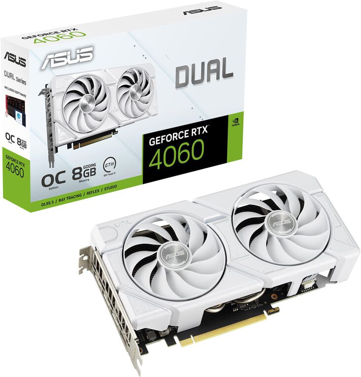 Tarjeta Gráfica Asus GeForce® RTX 4060 Dual Evo OC White 8GB GDDR6 DLSS3 image number 11