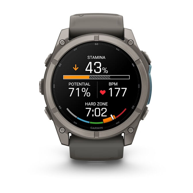 Smartwatch Garmin Fenix 9 Sapphire Titanium 51mm Cinzento image number 3