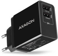 Cargador de pared AXAGON ACU-DS16  2x 5V-2.2A + 1A 16W, Negro
