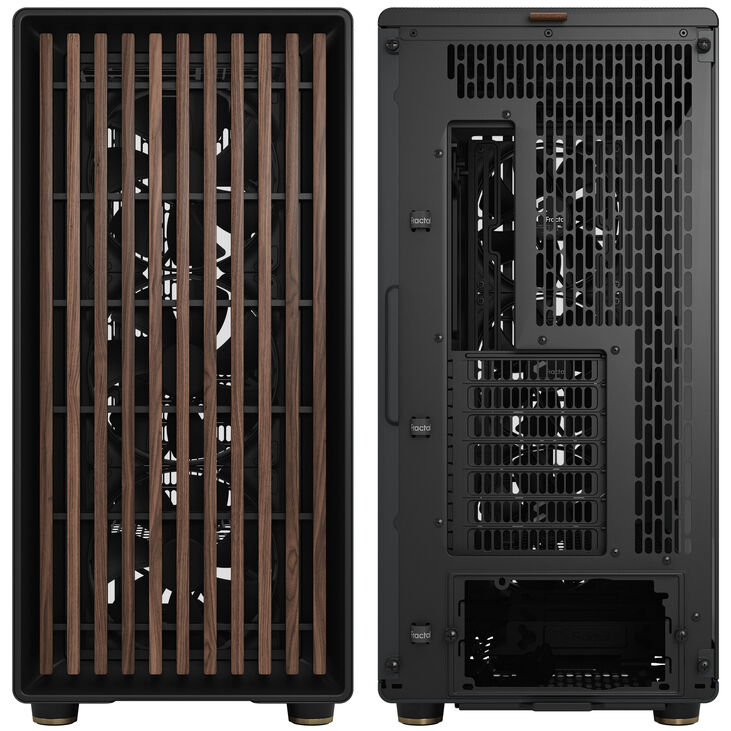 Torre E-ATX Fractal Design North XL Chalk BlackTG Clear Reverse Connector image number 10