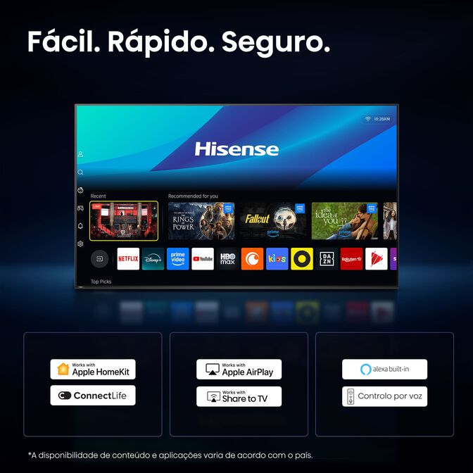 Televisor Hisense 55A6S 55" LED UltraHD 4K VIDAA image number 2