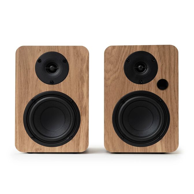 Altavoces Hi-Fi Vulkkano A4 ARC MKII 40W Bluetooth HDMI ARC Marrones image number 1