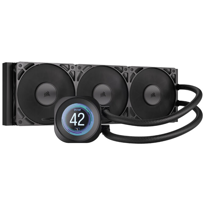 Refrigeraci&oacute;n L&iacute;quida CPU Corsair NAUTILUS RS LCD 360mm Negro image number 1