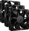 Ventilador Corsair RS120 PWM Negro 120mm (Pack 3)