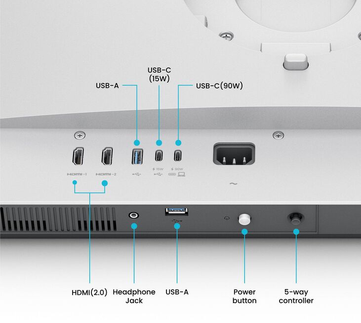 Monitor BenQ MacBook 31.5" MA320U IPS 4K 60Hz P3 MacBook Pro e MacBook Air USB-C (90W) Display HDR600 image number 1