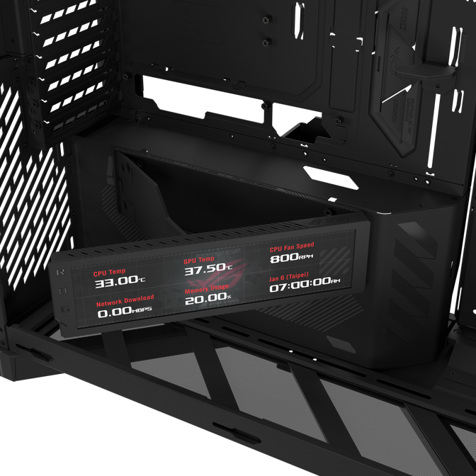 Torre E-ATX ASUS ROG CRONOX GR801 ARGB Negra image number 9