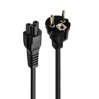 Cable de Alimentación Ewent IEC C5 1.8m Negro