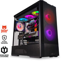 Ordenador King Mod Gamer-PC Ryzen 7 9800X3D 64GB DDR5 2TB RTX 5080 WiFi W11