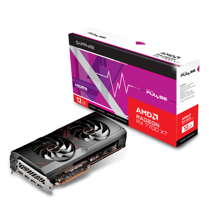 Tarjeta Gráfica Sapphire Radeon RX 7700 XT Pulse 12GB GDDR6 image number 3