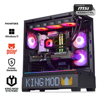Ordenador King Mod Gamer-PC Phanteks Ryzen 7 9800X3D 64GB DDR5 2TB RTX 5080 WiFi W11