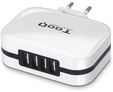 Cargador Tooq 4x USB 5V 6.8A com Controlo AI - Blanco image number null