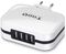 Cargador Tooq 4x USB 5V 6.8A com Controlo AI - Blanco