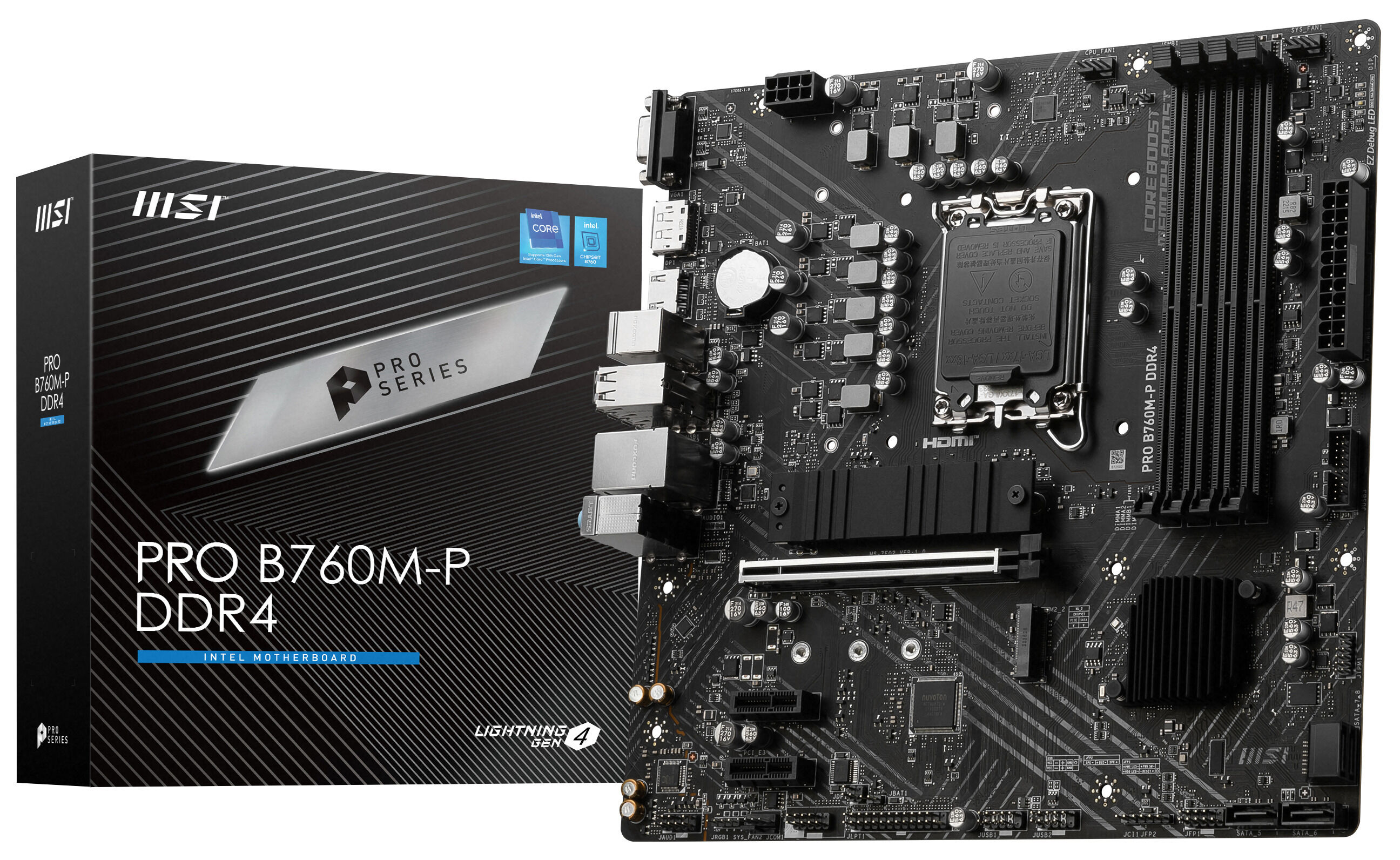 Placa Base MSI PRO B760M-P DDR4