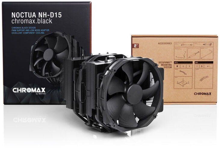 Ventilador CPU Noctua NH-D15 Chromax 140mm image number 5