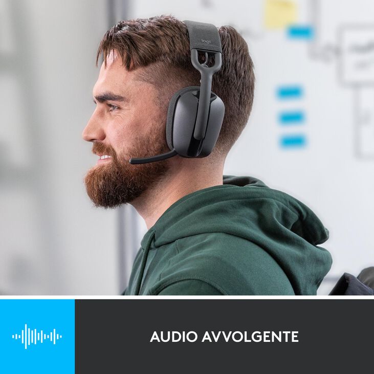 Auriculares Logitech ZONE Vibe 100 Bluetooth Negro image number 8