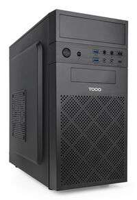Caja Micro-ATX Tooq ISOBOX ULTRA C/Fuente Alimentaci&oacute;n 500W USB-C