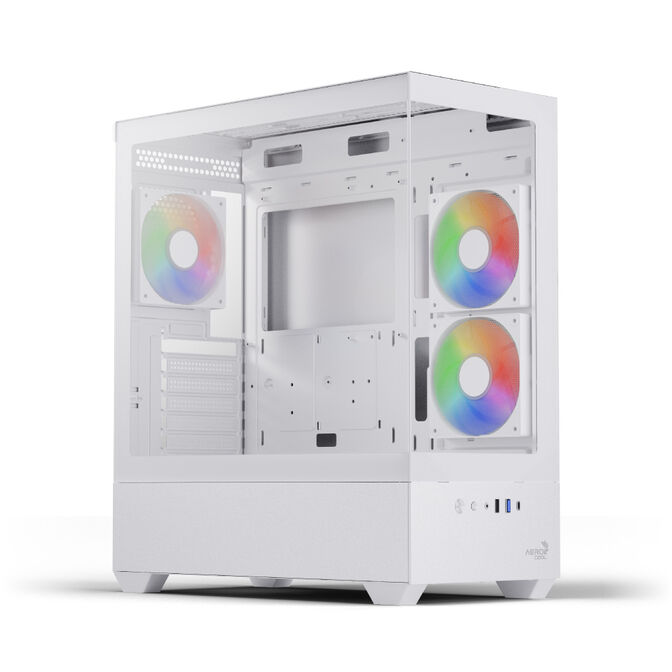 Caja ATX Aerocool P500D ARGB Vidro Temperado Blanco image number 0