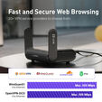 Router de Viagem GL.iNet GL-AXT1800 Slate AX Wireless AX1800 Wi-Fi 6 Dual Band image number null