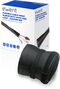 Manga Flexible Ewent EW1557 p/ Organizar Cables com Fecho 1000x85mm Preta