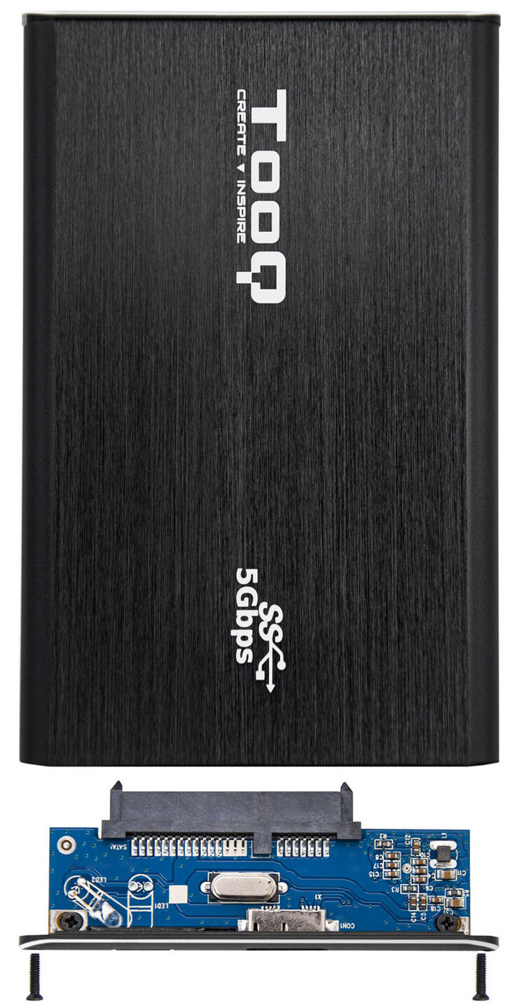 Caja Externa HDD Tooq 2.5" SATA (7mm) - USB 3.0 UASP image number 3