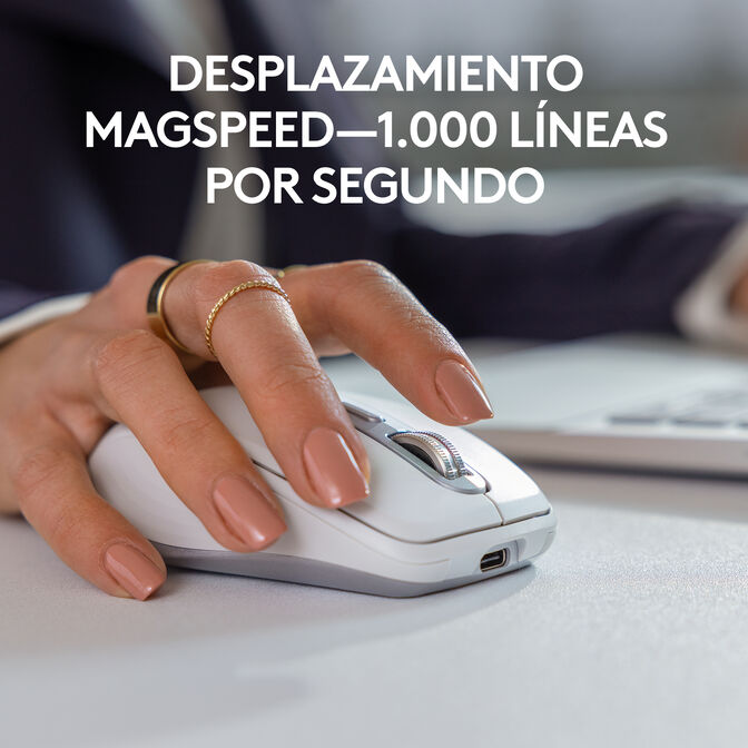Rat&oacute;n Logitech MX Anywhere 3S for Business 8000DPI Wireless/Bluetooth Gris Claro image number 4