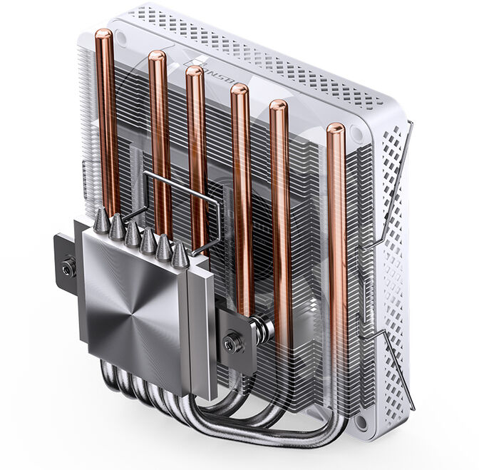 Ventilador CPU Jonsbo HP-600 ARGB LS White 120mm image number 6