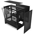 Torre Micro-ATX NZXT H3 Flow Negra Cristal Templado image number null