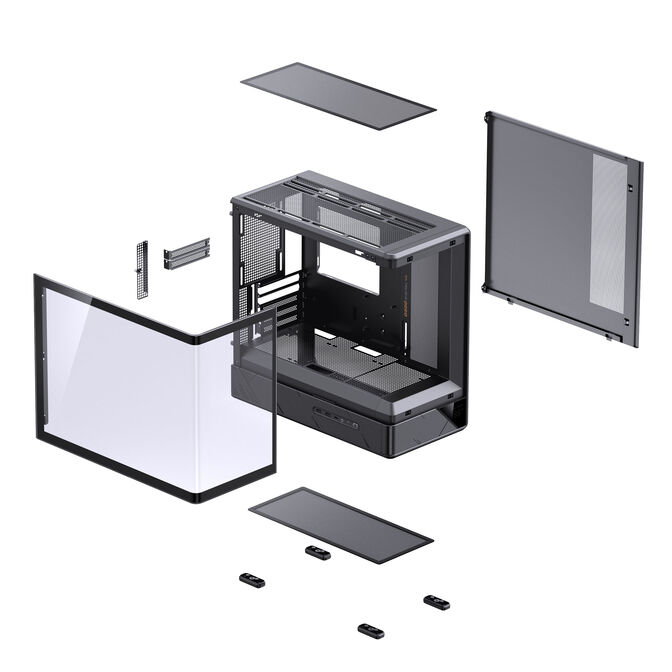 Caja Micro-ATX Jonsbo D200 Vidrio Templado Negro image number 19