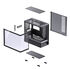Caja Micro-ATX Jonsbo D200 Vidrio Templado Negro image number null