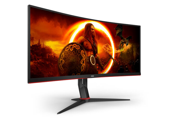 Monitor Curvo AOC Gaming 34" CU34G2XP VA WQHD 180Hz 1ms Adaptive Sync HDR400 image number 4