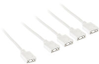 Cable Splitter Kolink 1-4 ARGB 30cm Blanco