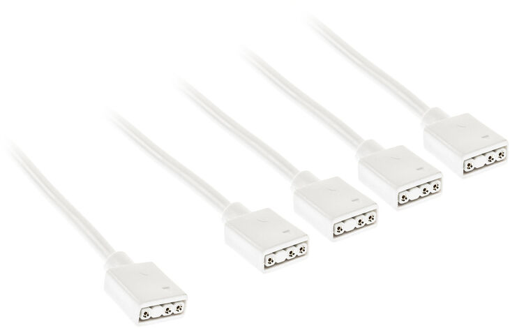 Cable Splitter Kolink 1-4 ARGB 30cm Blanco image number 0
